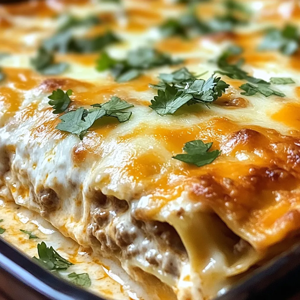 A delicious cheese and meat casserole.