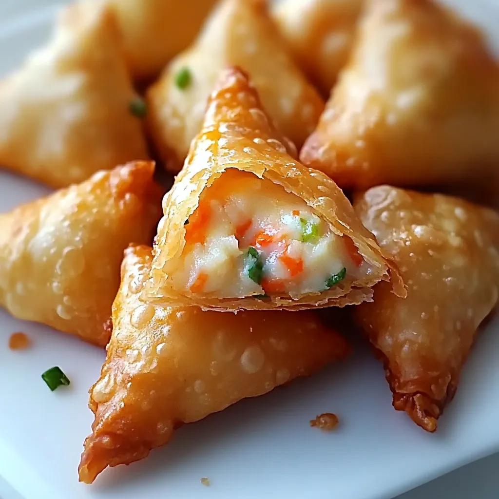 A plate of food with a triangle shaped food item.