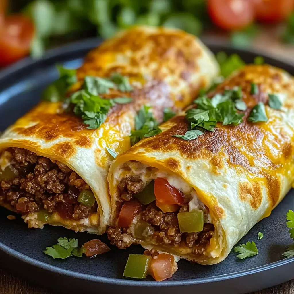 Ein Schmelztortilla mit Tomaten, Kartoffeln und Zwiebeln auf einem schwarzen Teller.