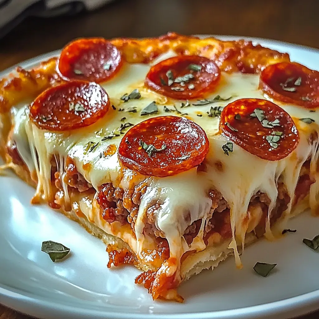 A pizza with pepperoni and cheese on a white plate.