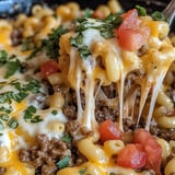 A close up of a bowl of macaroni and cheese.